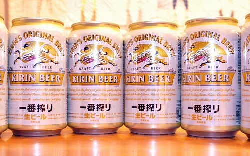"キリン一番搾り生ビール350ml缶×6本/</p